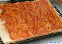 base de pizza casera con salsa tomate ketchup
